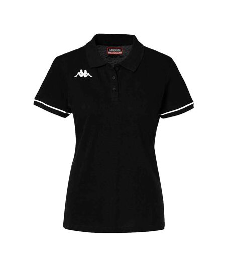 Polo noir femme kappa barla