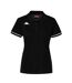 Polo noir femme kappa barla-1