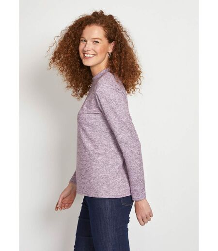 Sous-pull chaud court col montant