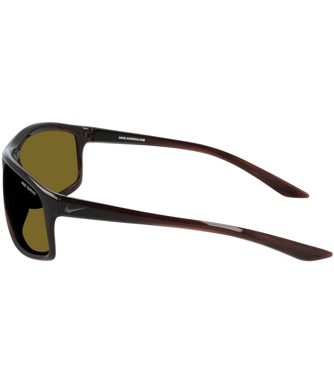 Lunettes De Soleil Motif/style Rectangle Adrenaline Adulte Taille Unique Marron Vert Kaki Nike-3