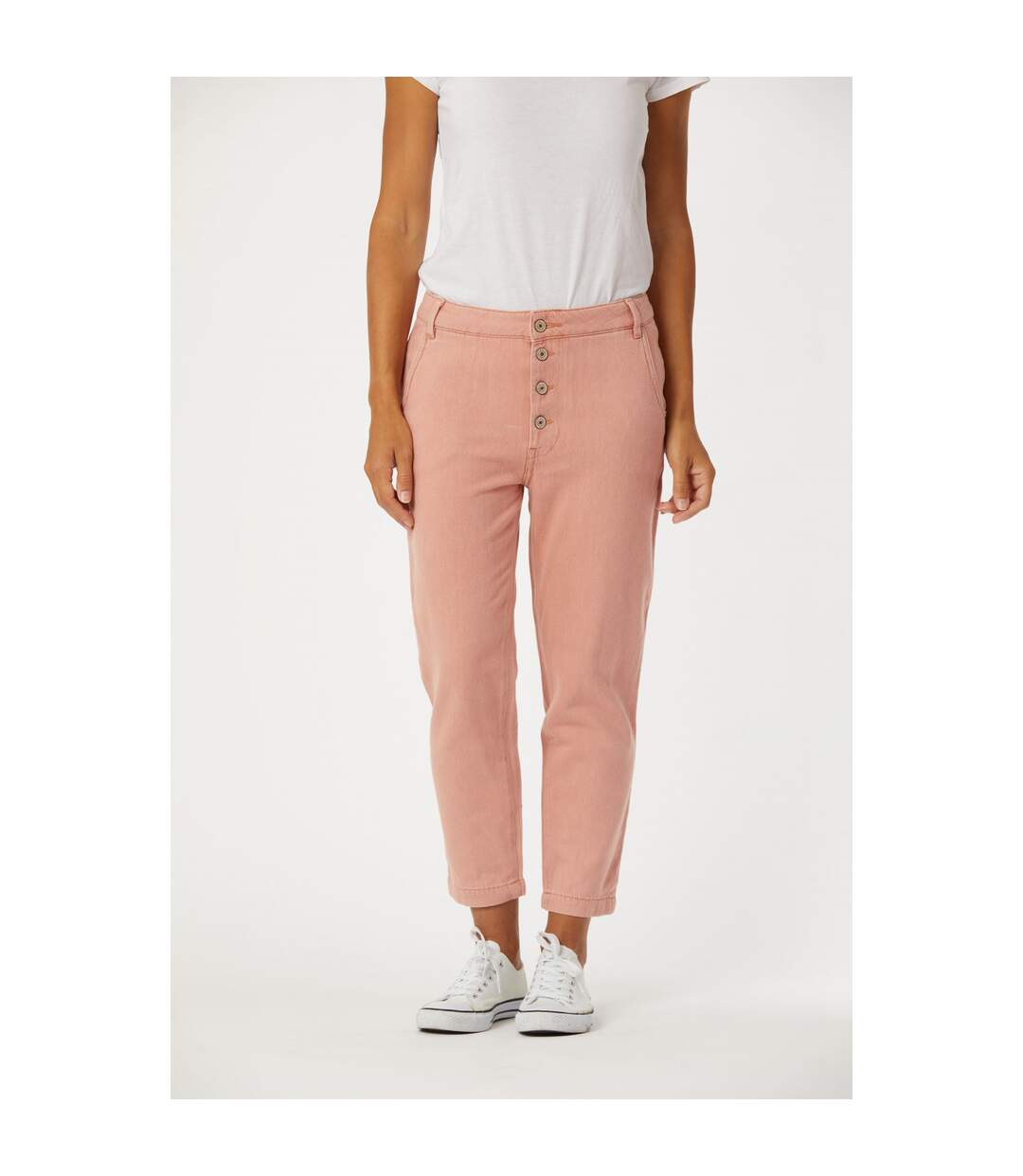 Pantalon  coton ajustée JASMINE-3