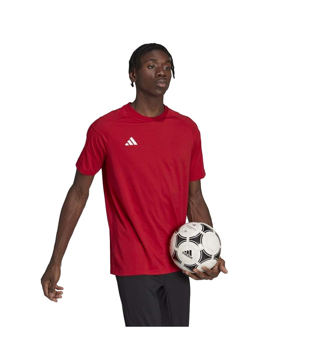 T-shirt Tiro Competition Homme Rouge Adidas-1