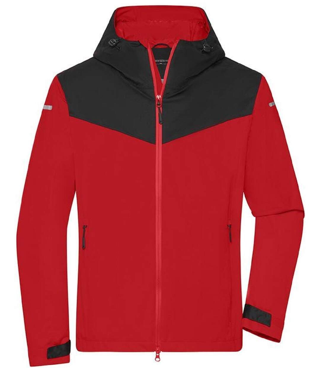 Veste 4 saisons softshell - Homme - JN1180 - rouge et noir-2