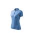 Womens/ladies Pique Polo Shirt Denim Malfini-1