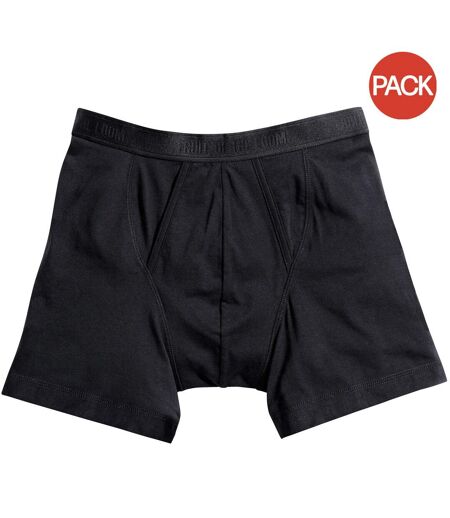 Boxers classic homme noir Fruit of the Loom