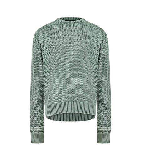 Mens Knitted Lightweight Jumper Forest Green Represent