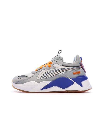 Baskets grises/bleu homme puma rocket