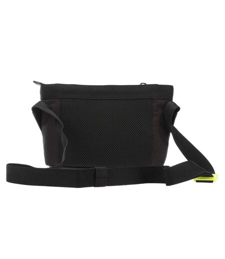 Printed Signature Water Repellent Crossbody Bag One Size Black Lacoste