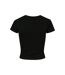 T-shirt Court Femme Noir Urban Classics-2