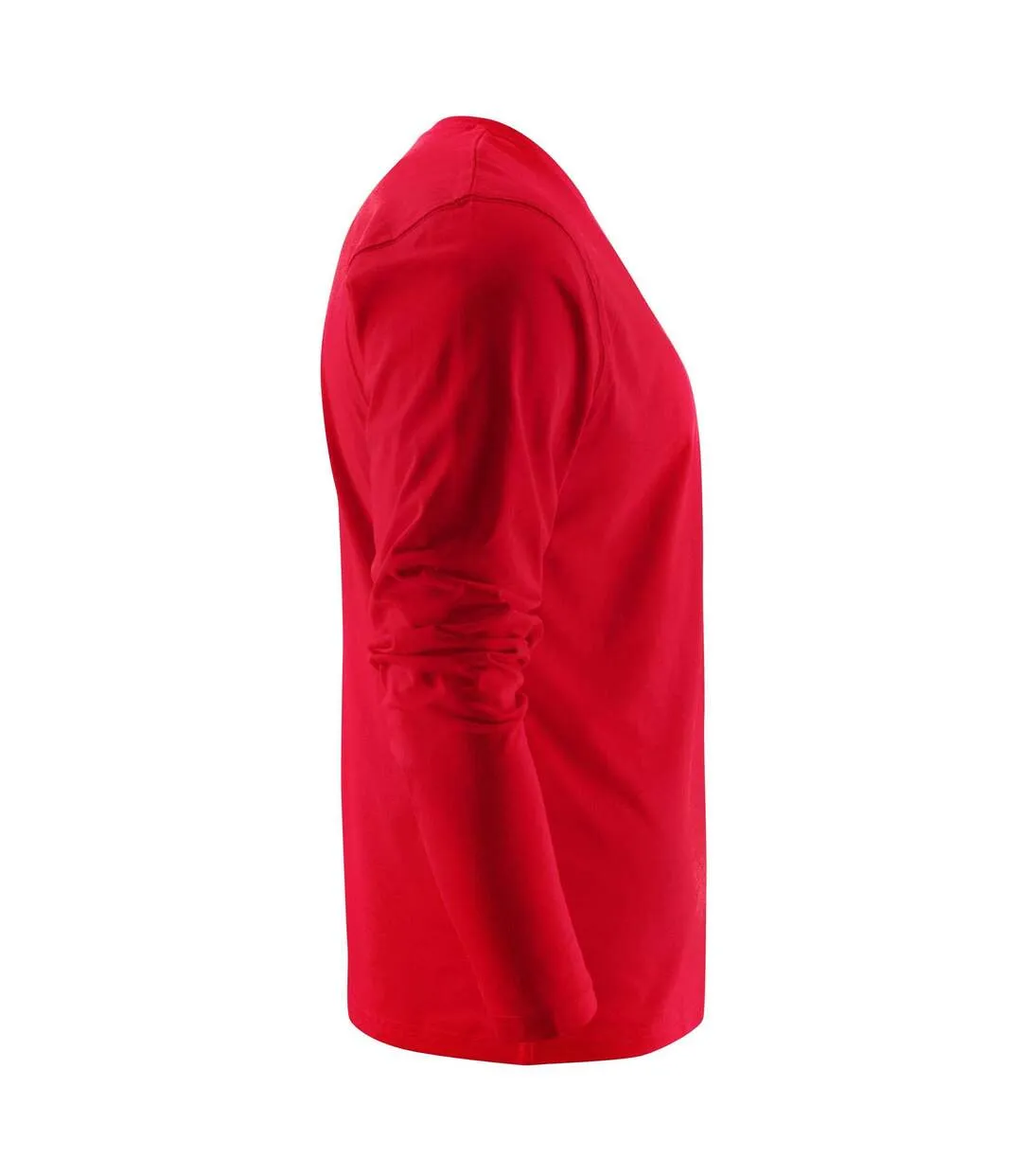 T-shirt Manches Longues Heavy Homme Rouge Printer-4