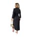 Robe Chemisier Mi-longue Femme Noir AX Paris-3