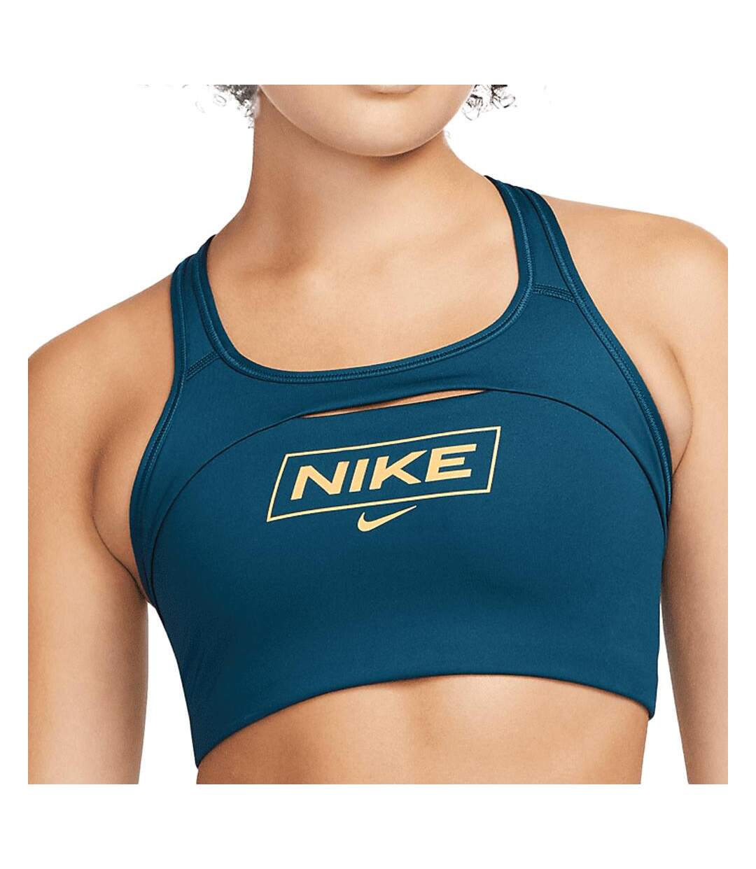 Brassière Verte Femme Nike DQ5252 - L-1