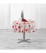 Nappe Antitache Ronde Sweet Poppy 180cm Rouge-3