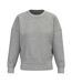 Womens/ladies Crew Neck Sweatshirt Moon Grey Heather Native Spirit-1