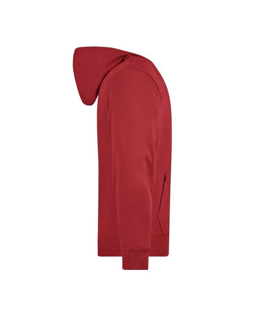 Sweat À Capuche Homme Rouge James And Nicholson-3