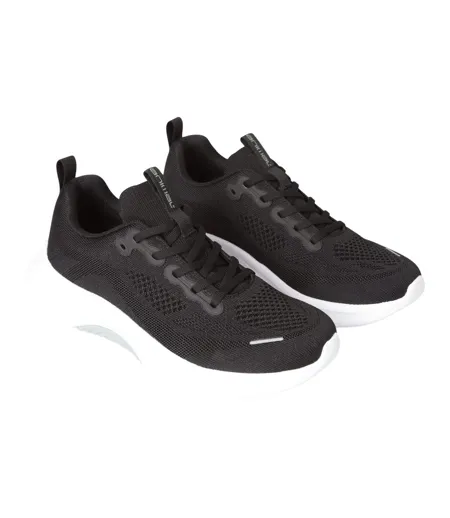 Womens/ladies Axel Active Trainers Black Animal