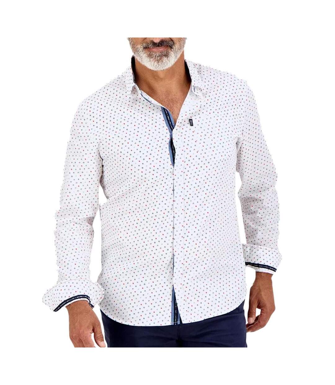 Chemise Manches Longues Blanche Homme TBS ENNIOCHE - S