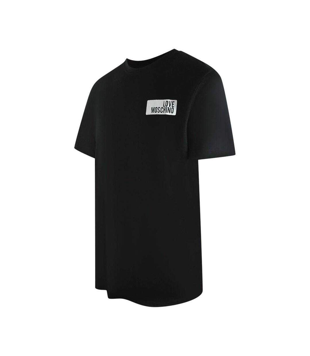 T-shirt Motif/style Logo Bloc Homme Noir Love Moschino-3
