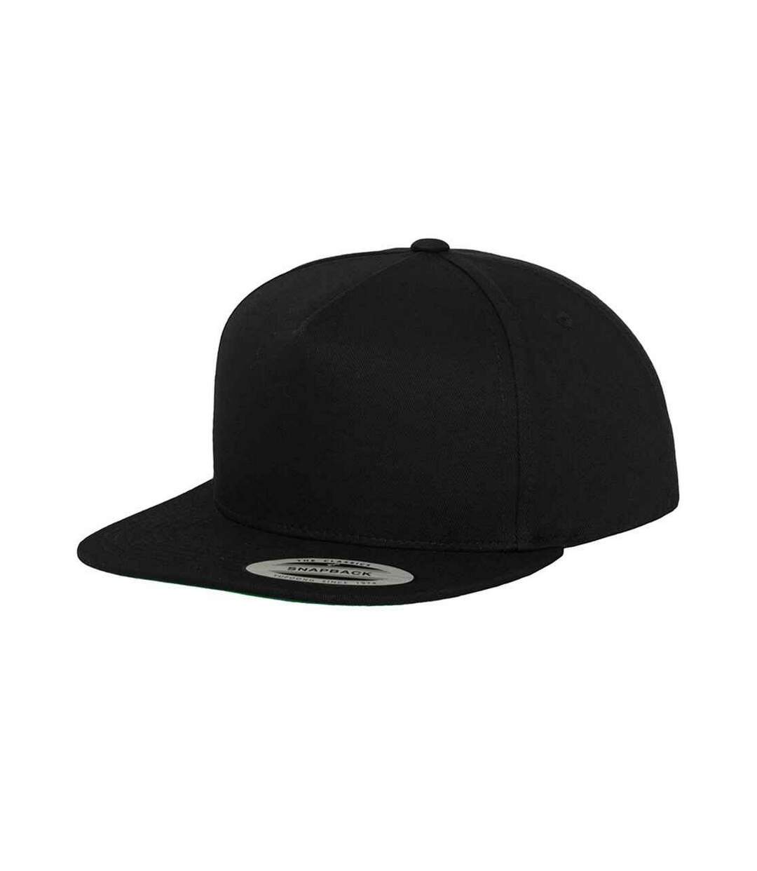 Flexfit casquette classique adulte unisexe noir / noir Yupoong-1