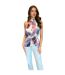 Womens/ladies Smudge Halter Top Multicoloured AX Paris-4