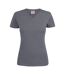 T-shirt Femme Gris Acier Printer-2