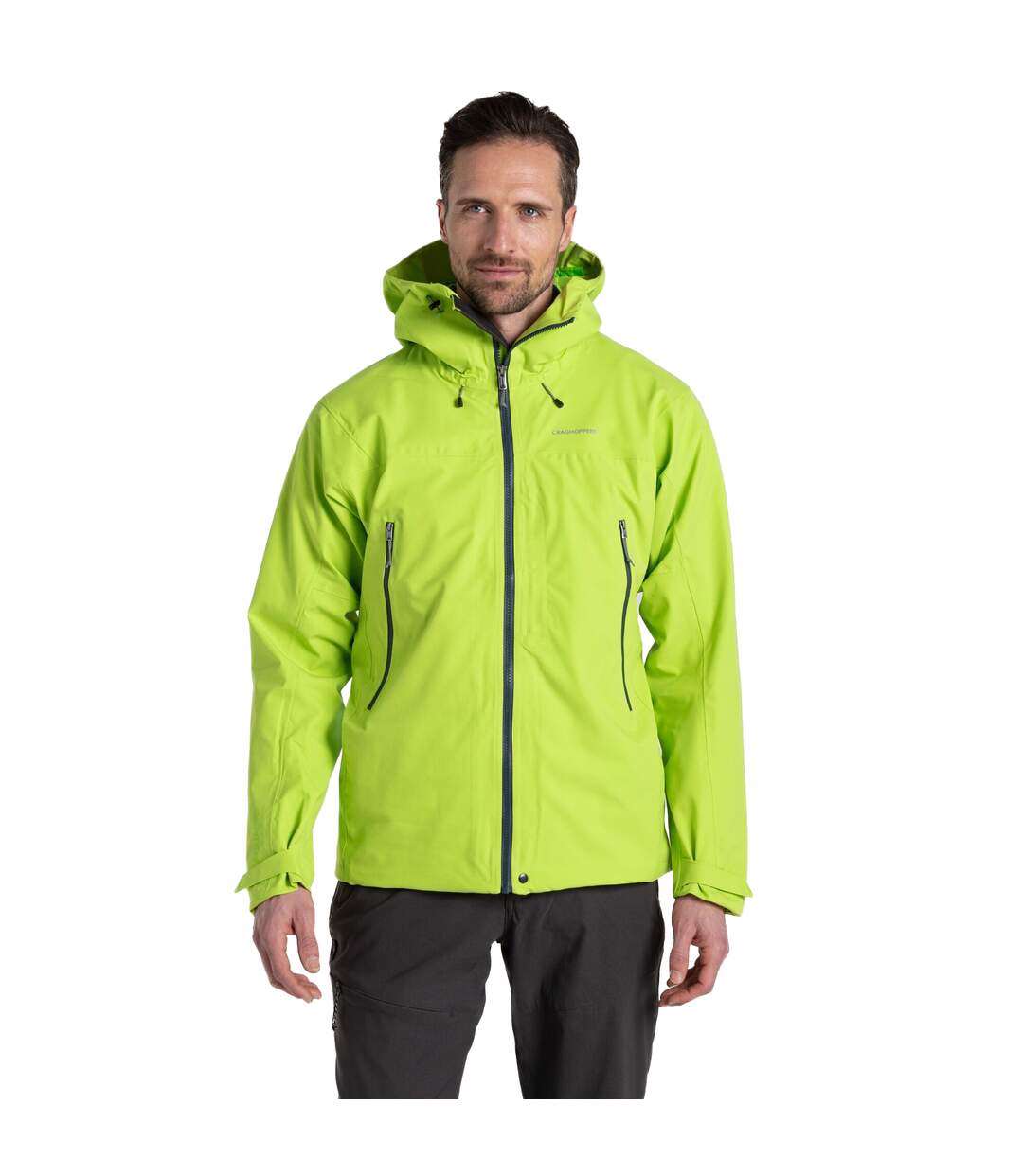 Mens dynamic pro ii waterproof jacket apple/blue stone Craghoppers-1