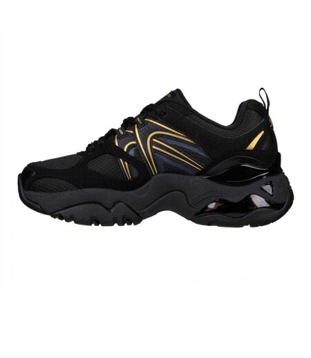 Womens/ladies Dlites 3.0 Air Trainers Black Skechers