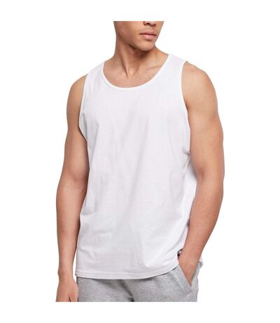 Mens Basic Tank Top White Build Your Brand