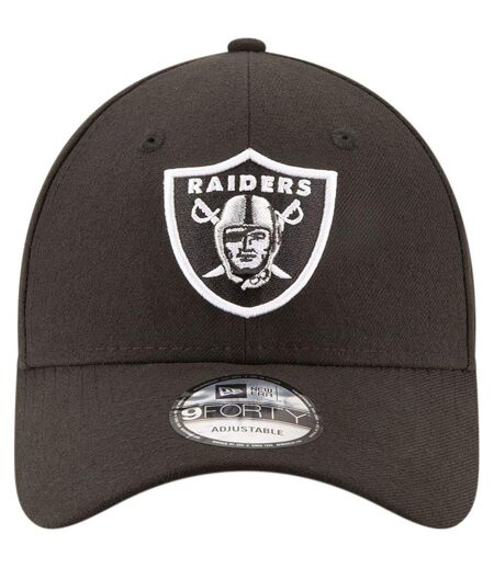 9forty Embroidered Logo Dad Hat Black Las Vegas Raiders