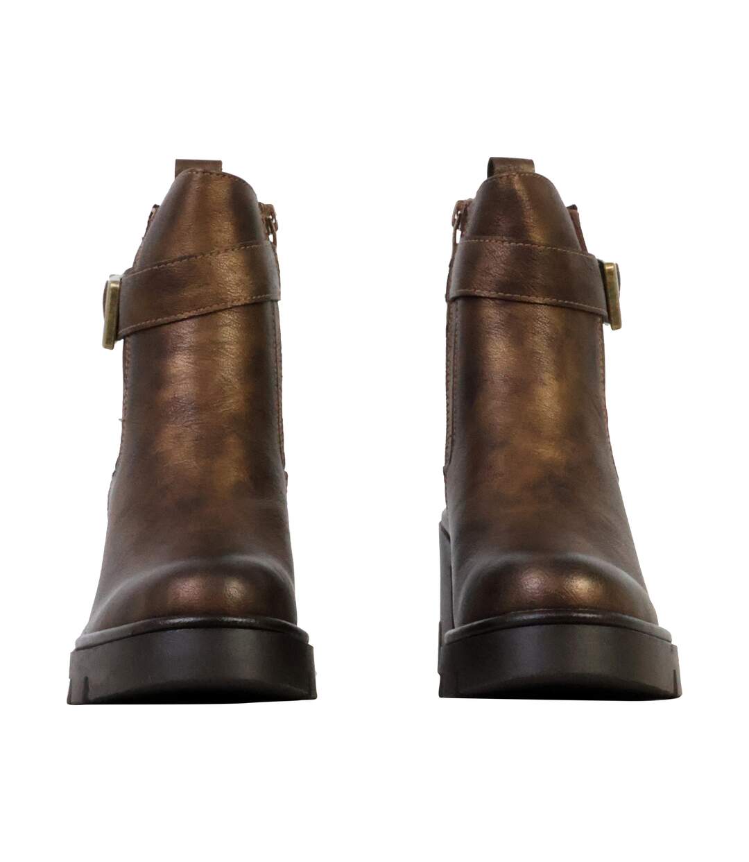 Bottines à Zip Super mode-5