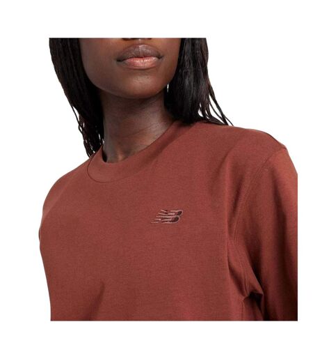 T-shirt Femme Marron New Balance