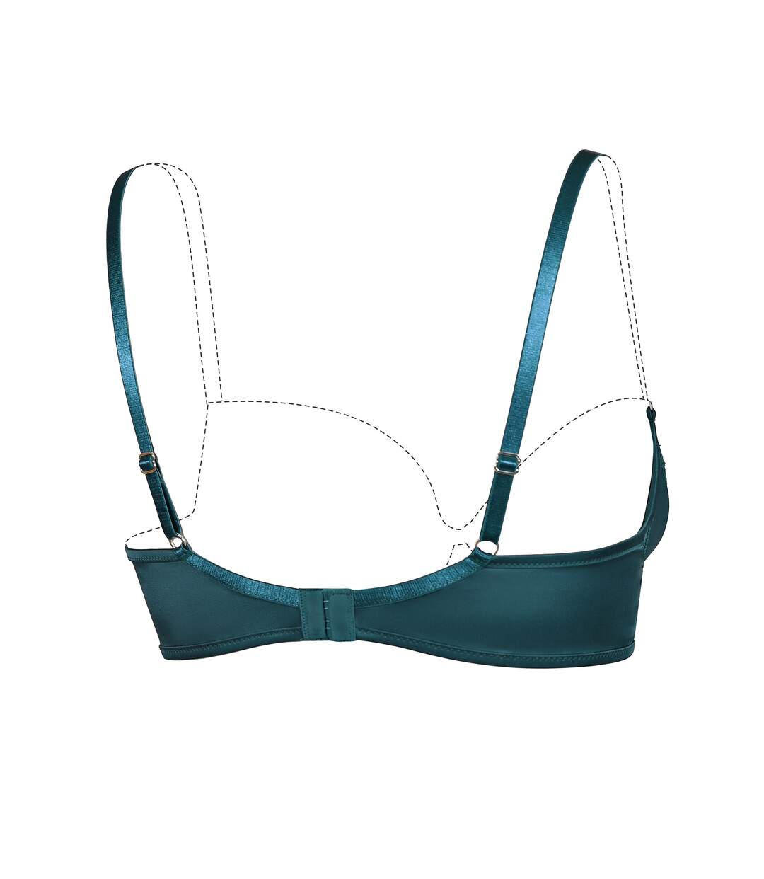 Soutien-gorge préformé Eternity vert Lisca