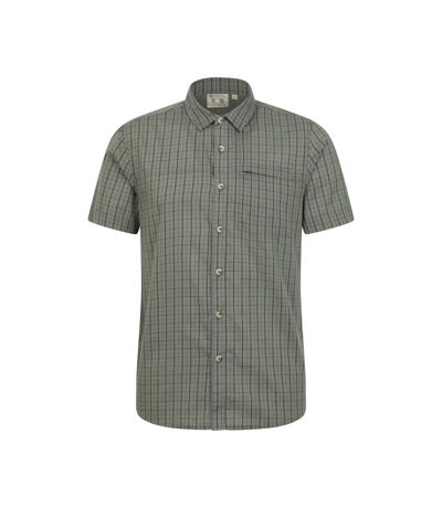 Mountain Warehouse Mens Cotton Shirt (Dark Green) - UTMW315