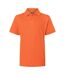 Polo Classic Enfant Orange Foncé James And Nicholson-1