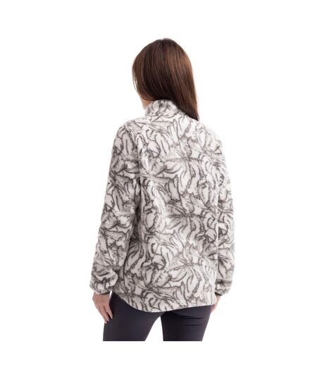 Veste Polaire Col Montant Motif/style Imprimé Jessie Femme Blanc À Motifs Trespass