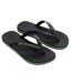 Tongs Motif/style Drapeau Brésilien Femme Noir Ipanema-1
