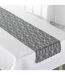 Nappe & Chemin de Table Elipsa 140x250cm Gris & Argent-1