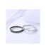 Adjustable Sterling Silver Couple Moon and Sun Promise Ring set