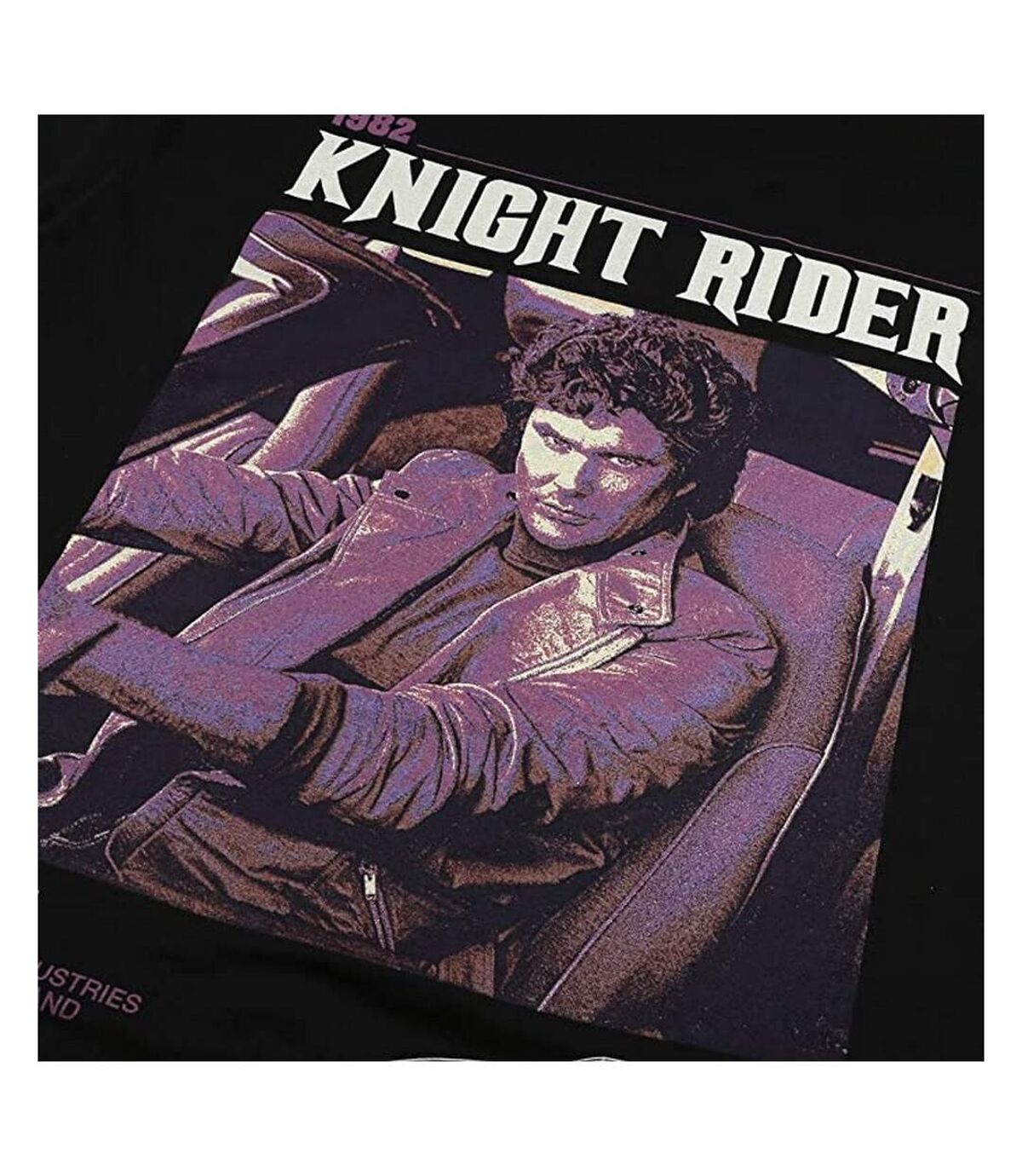 Knight Rider T-Shirt Mens 1982 (Noir) - UTTV1066
