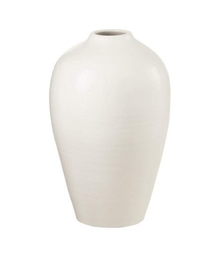 Vase Déco Poterie Ying 35cm Blanc