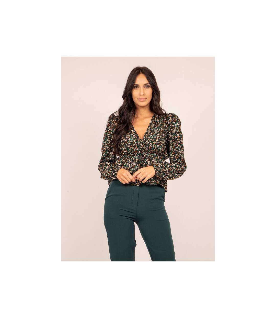 Blouse fluide motifs FERINE - Dona X Lisa-1