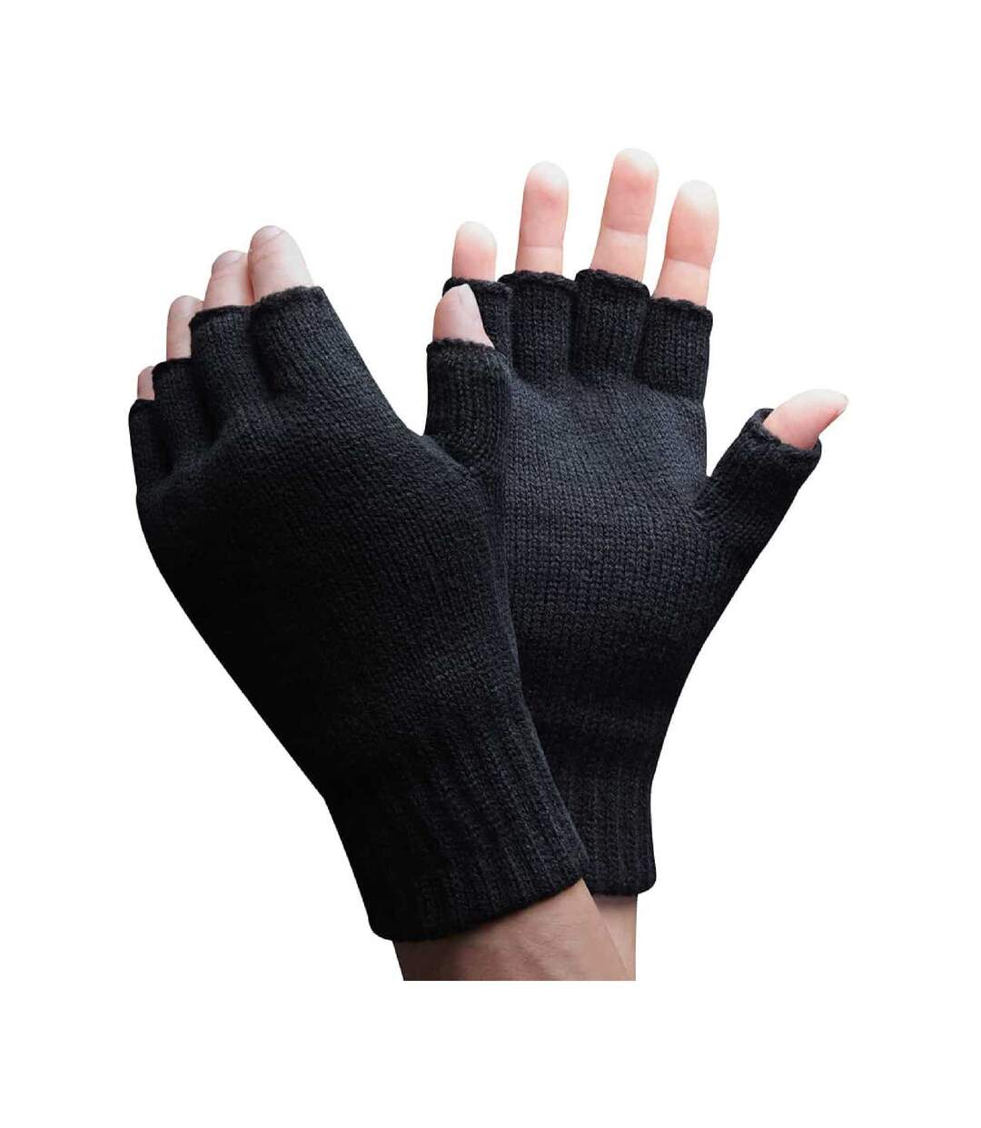 Gants Thinsulate Thermiques Hiver Sans Doigts M/L-1