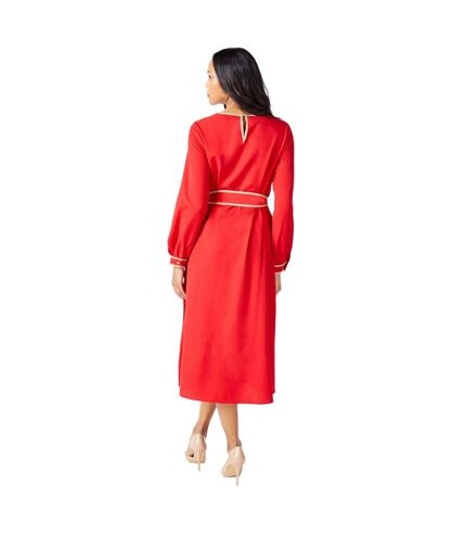 Robe mi-longue premium femme rouge Principles