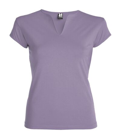 Womens/ladies Belice T-shirt Lavender Roly