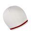 Result Winter Essentials - Bonnet - Adulte (Blanc / Rouge) - UTPC7255