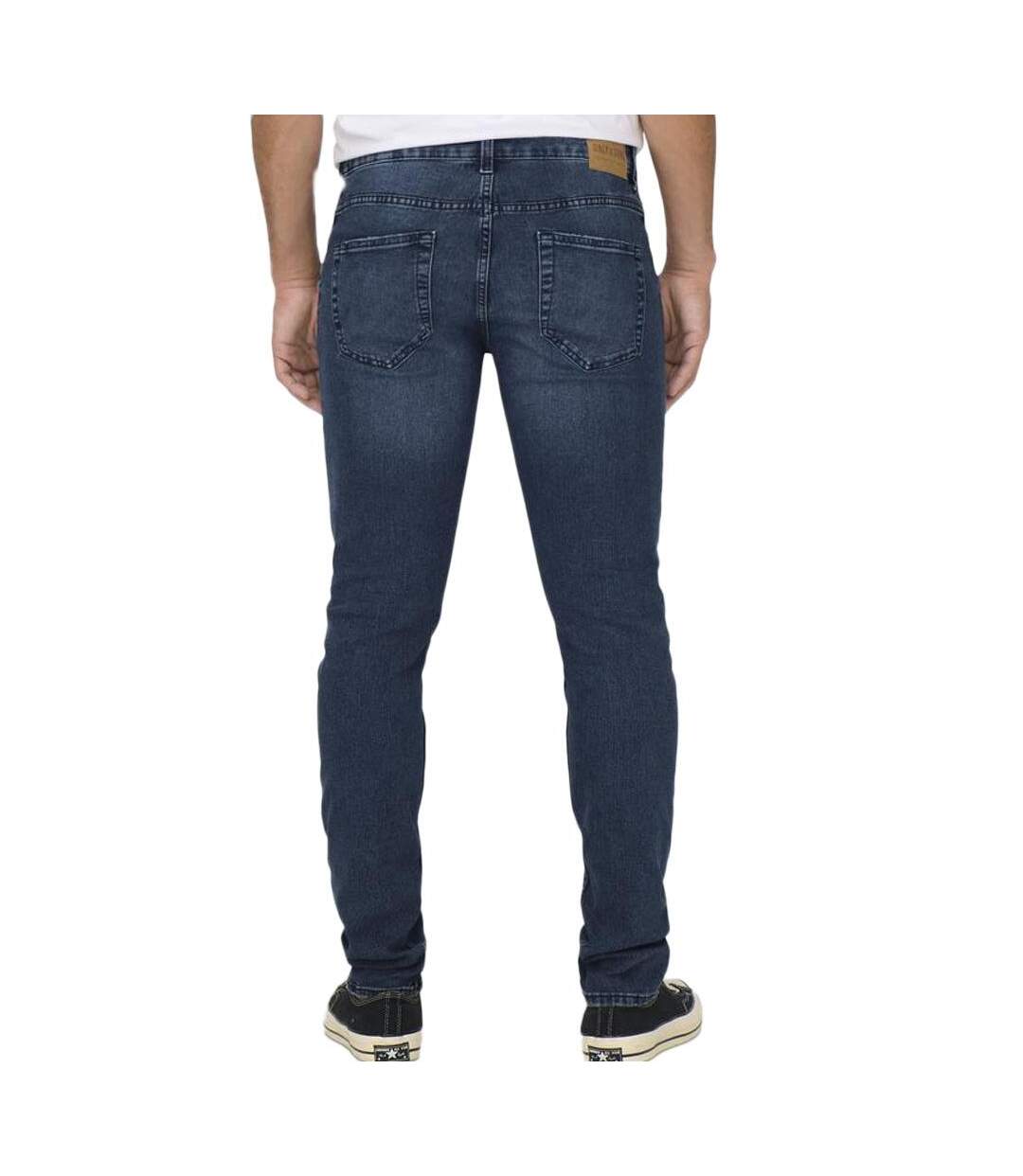 Jean slim bleu homme only & sons reg 4024-2