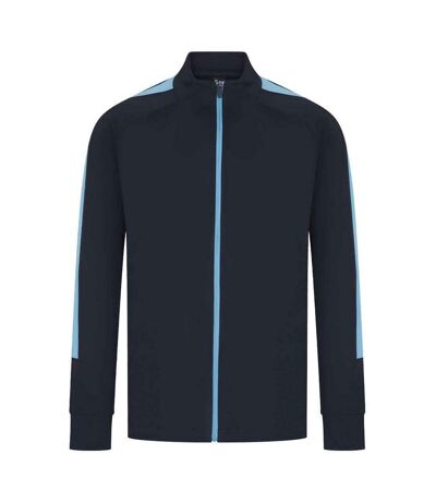 Veste de survêtement homme bleu marine / bleu ciel Finden & Hales