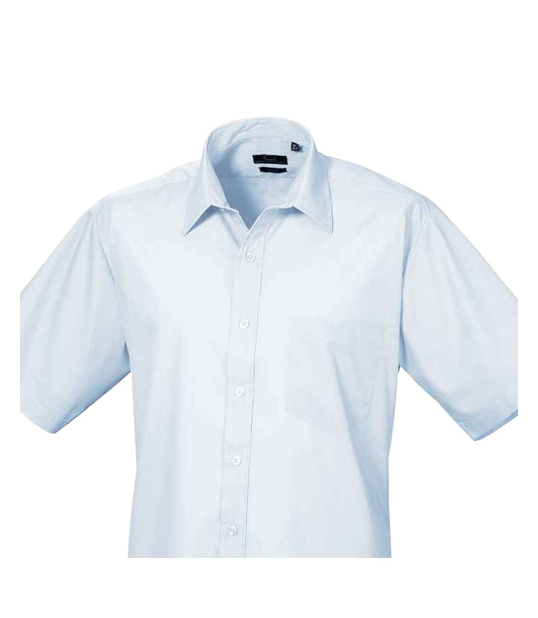 Chemise Poplin Homme Bleu Clair Premier-2