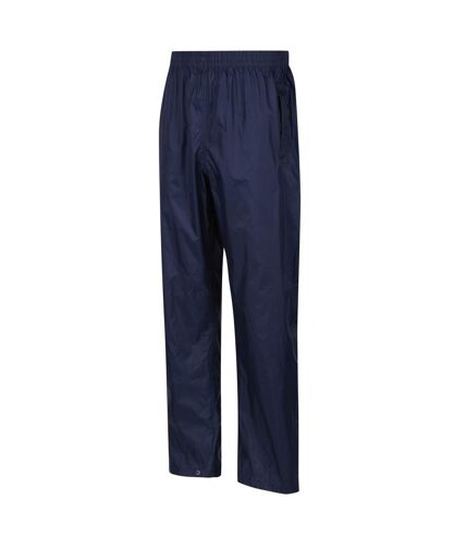 Regatta Great Outdoors Mens Classic Pack It Waterproof Overtrousers (Navy) (XL)