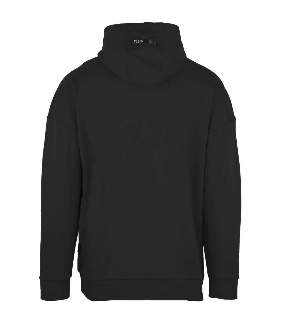 Sweat À Capuche Motif/style Logo Homme Noir Jaune Plein Sport-2
